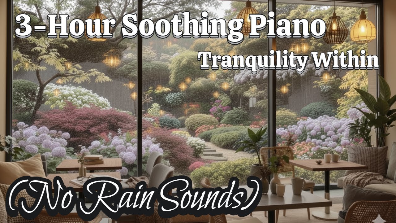 Relaxing Piano (26) (No Rain Sounds) 3-Hour Soothing Piano: Tranquility Within