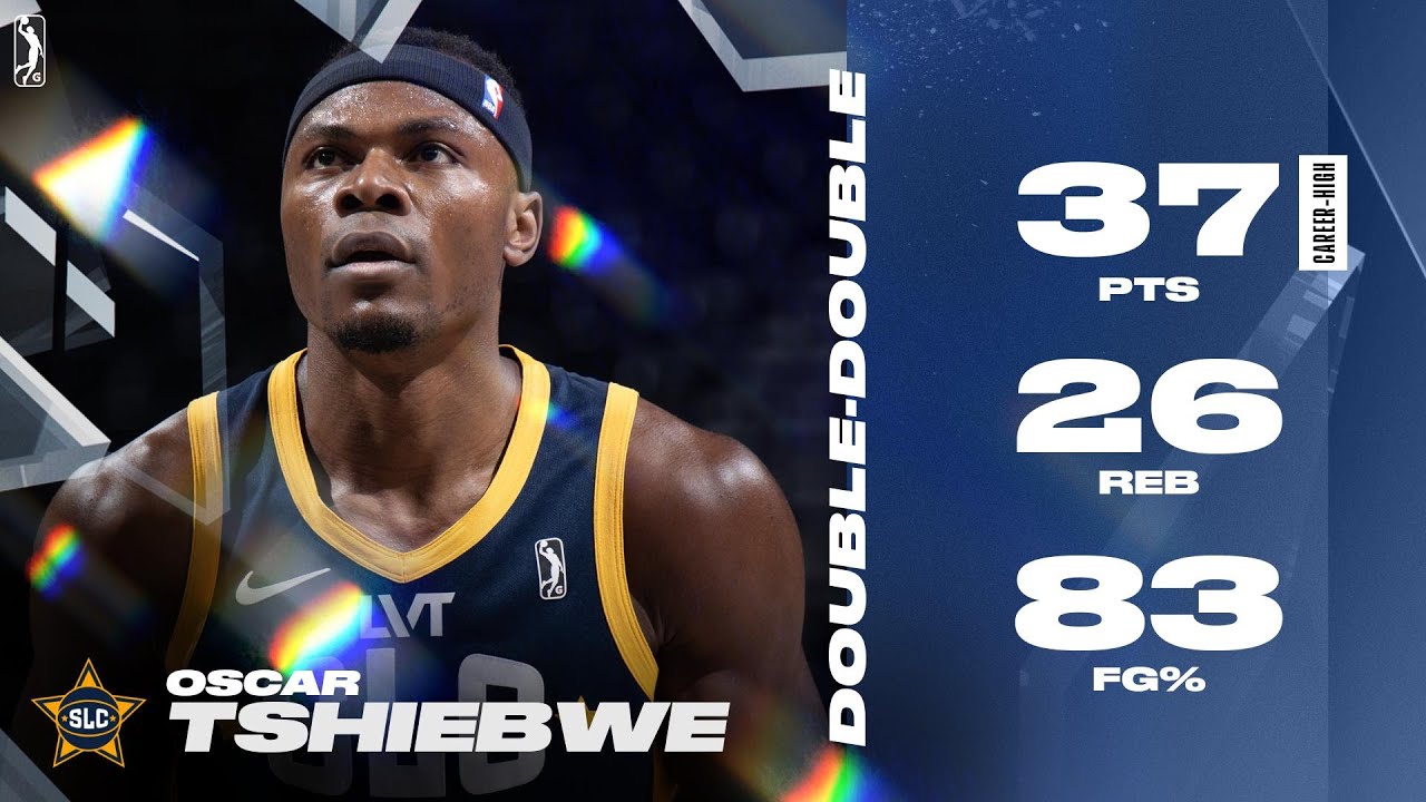 Oscar Tshiebwe Went Off For Career-High 37 PTS & 26 REB Double-Double Vs. Capitanes