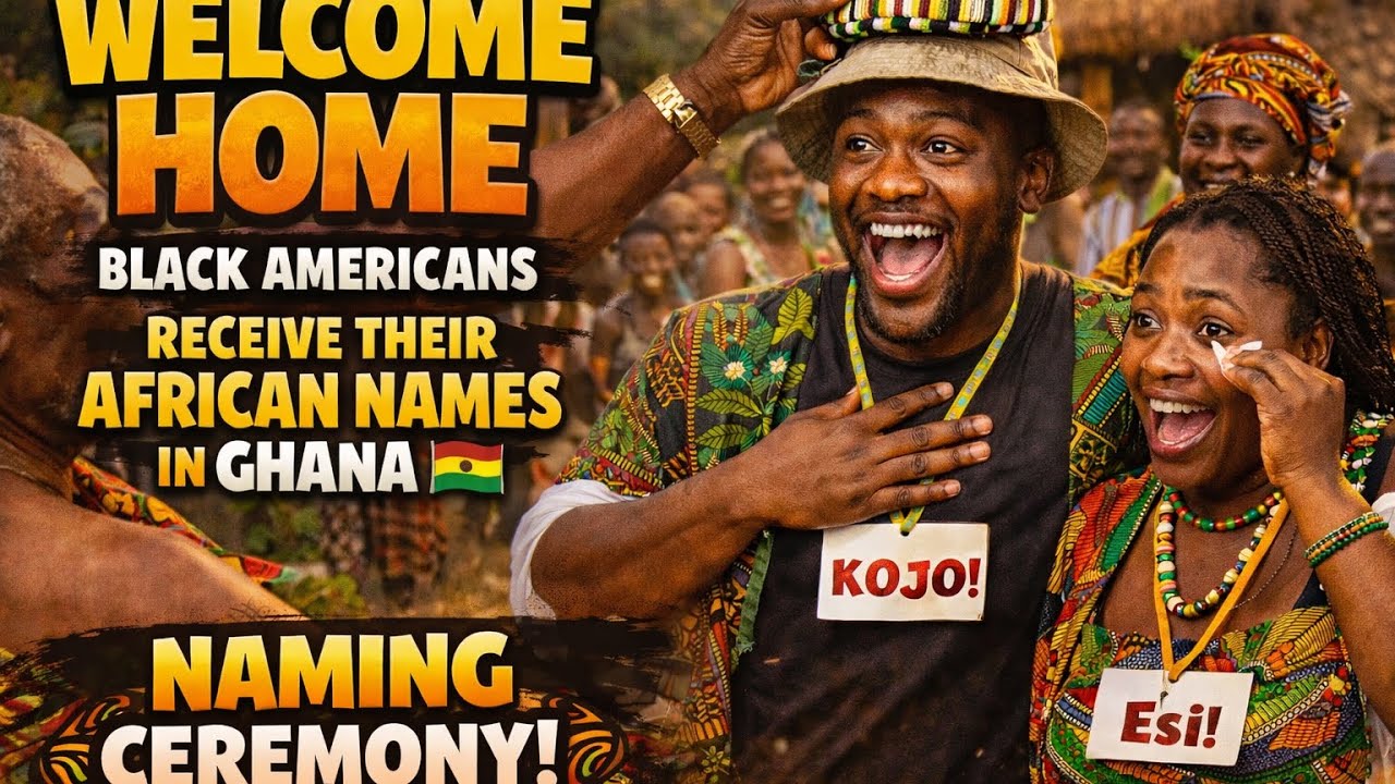 Welcome Home: Black Americans Receive Their African Names in Ghana 🇬🇭