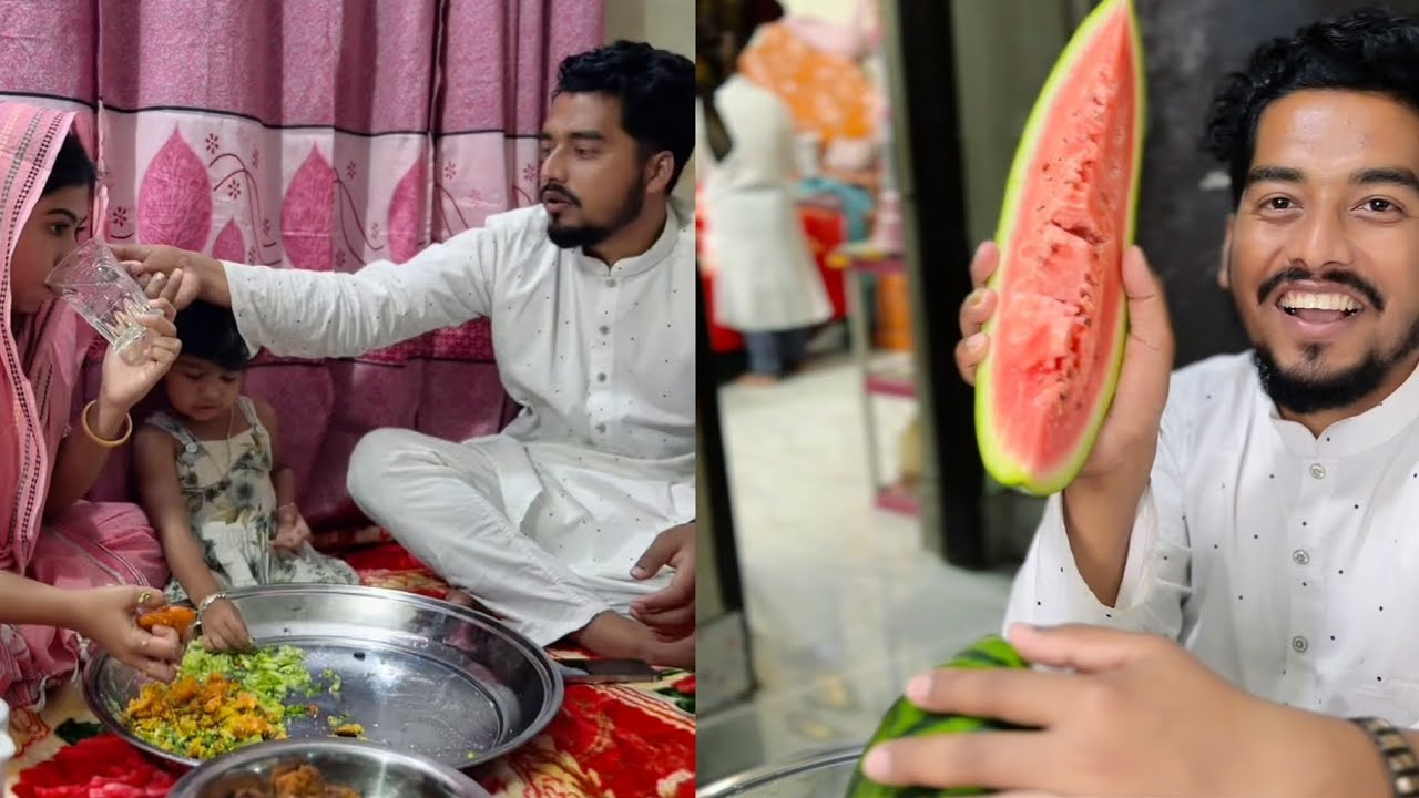 বাবার বাসায় দ্বিতীয় দিনের ইফতার করলাম আলহামদুলিল্লাহ 🥰