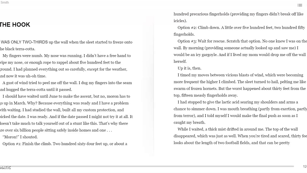 Peak Chapters 1 & 2