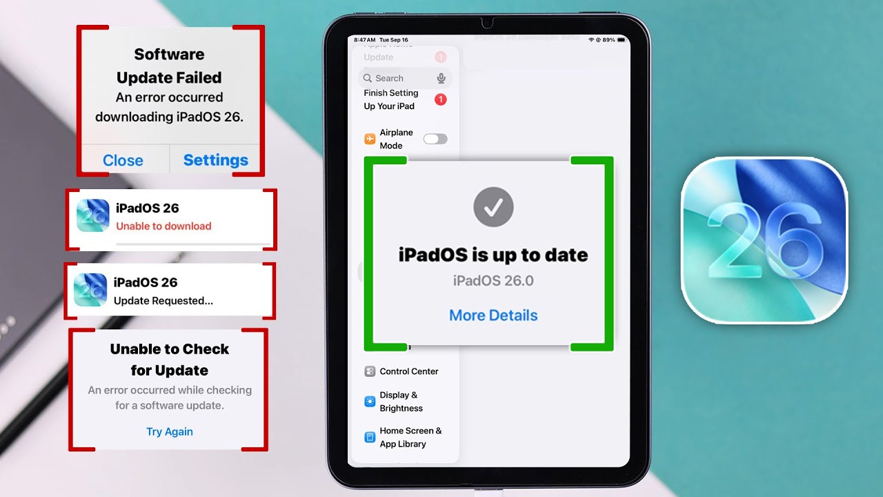 Обновление iPadOS 26 не устанавливается? — Исправление на iPad!