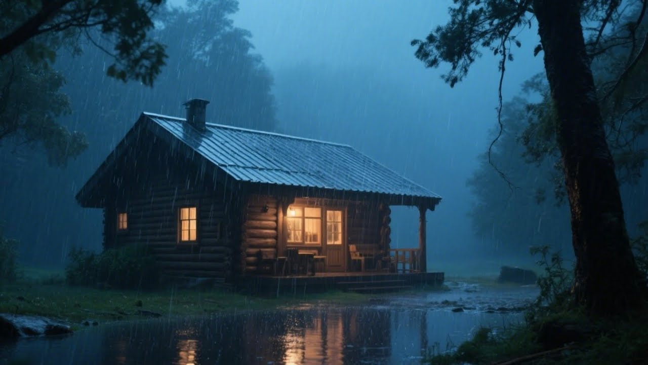 Rain Sounds For Sleeping, Relaxing Or Deep Sleep, Nature Sounds, Sound Awareness Meditation