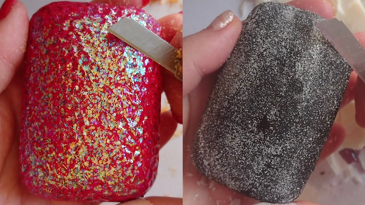 Soap Carving ASMR Relaxing Sounds no talking Satisfying ASMR Video