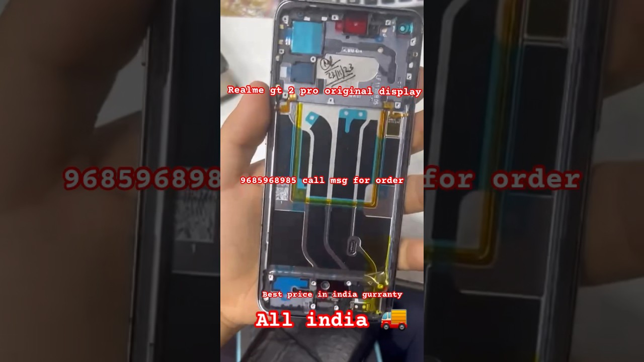 Realme gt 2 pro original display price | realme gt 2 pro green line issue solution |realme pink line