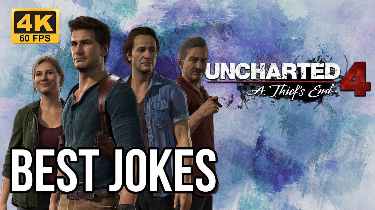 Лучшие шутки Uncharted 4 — PS5 4K 60FPS | Uncharted Legacy of Thieves