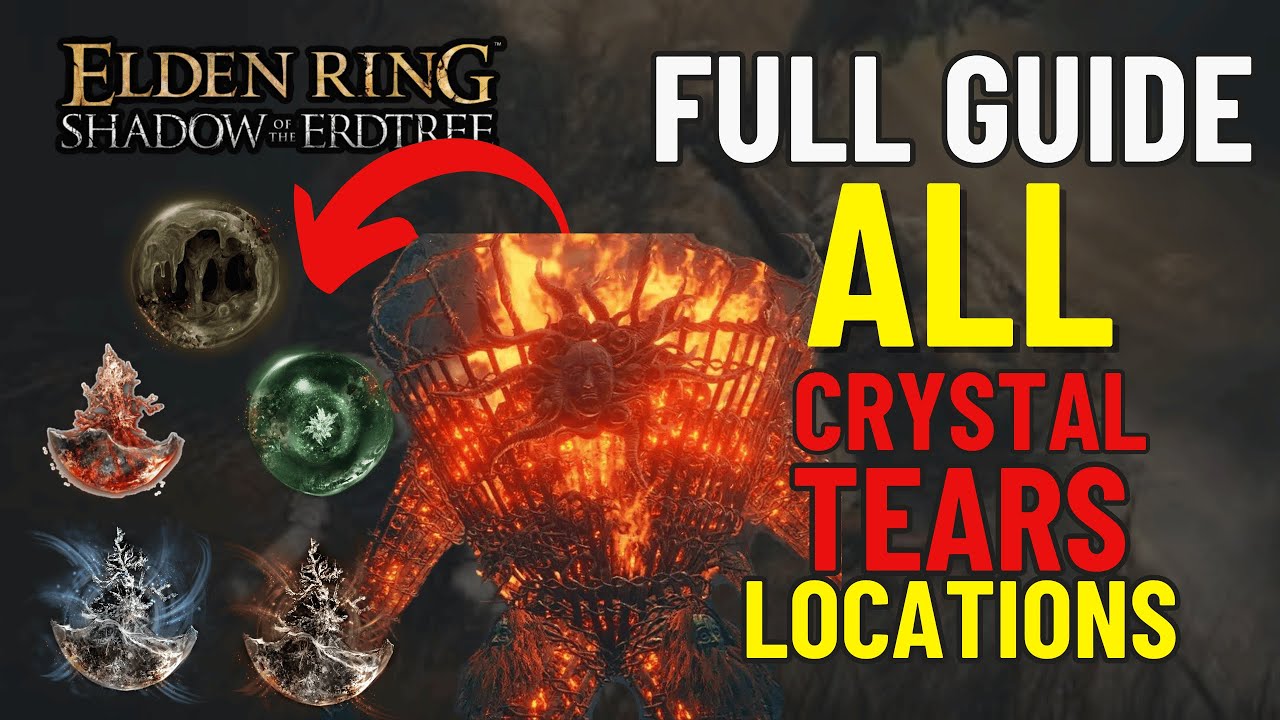 ALL Crystal Tears & Furnace Golems Locations - Elden Ring Shadow of the Erdtree
