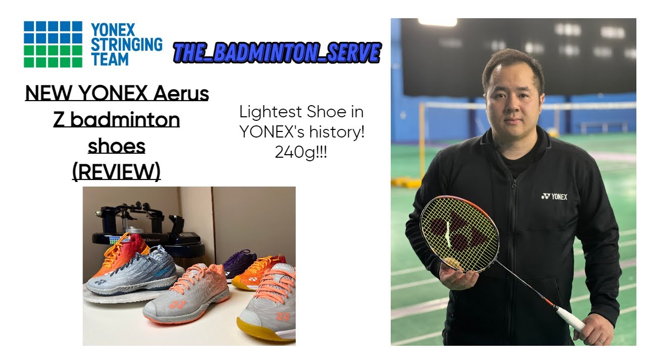 !!NEW!! 2022 YONEX Aerus Z Badminton Shoe (REVIEW)!! Lightest shoe in YONEX's History. 240g!!!