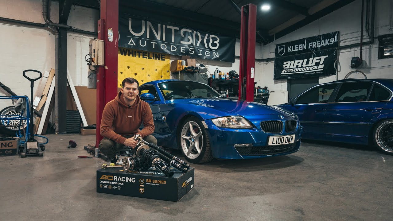 We fit BC Racing coilovers to the BMW Z4