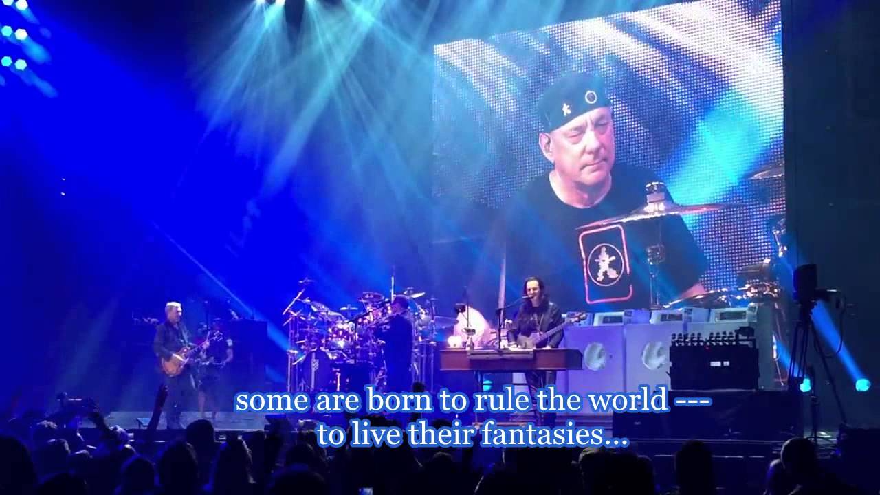 Rush: Losing it (live, with lyrics added)
