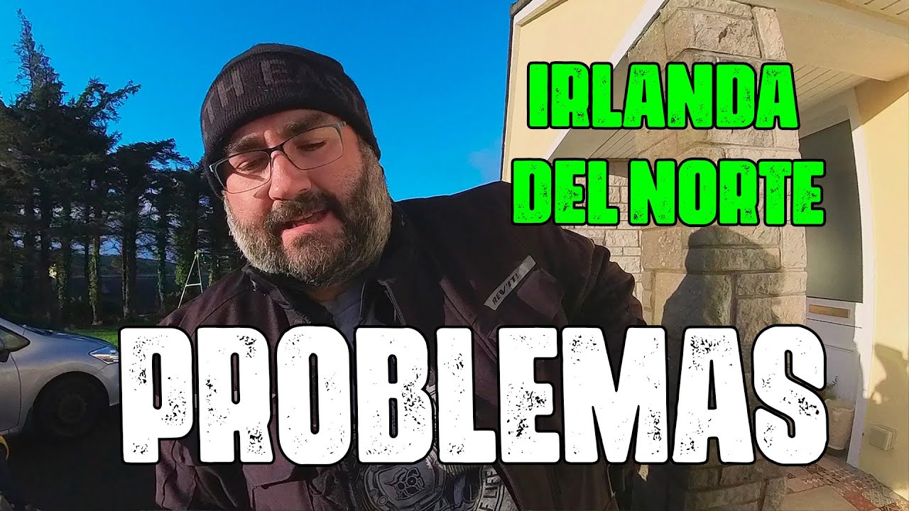 IRLANDA en MOTO PT3  🏍️, IRLANDA DEL NORTE y DUBLIN  WILD ATLANTIC  ROAD