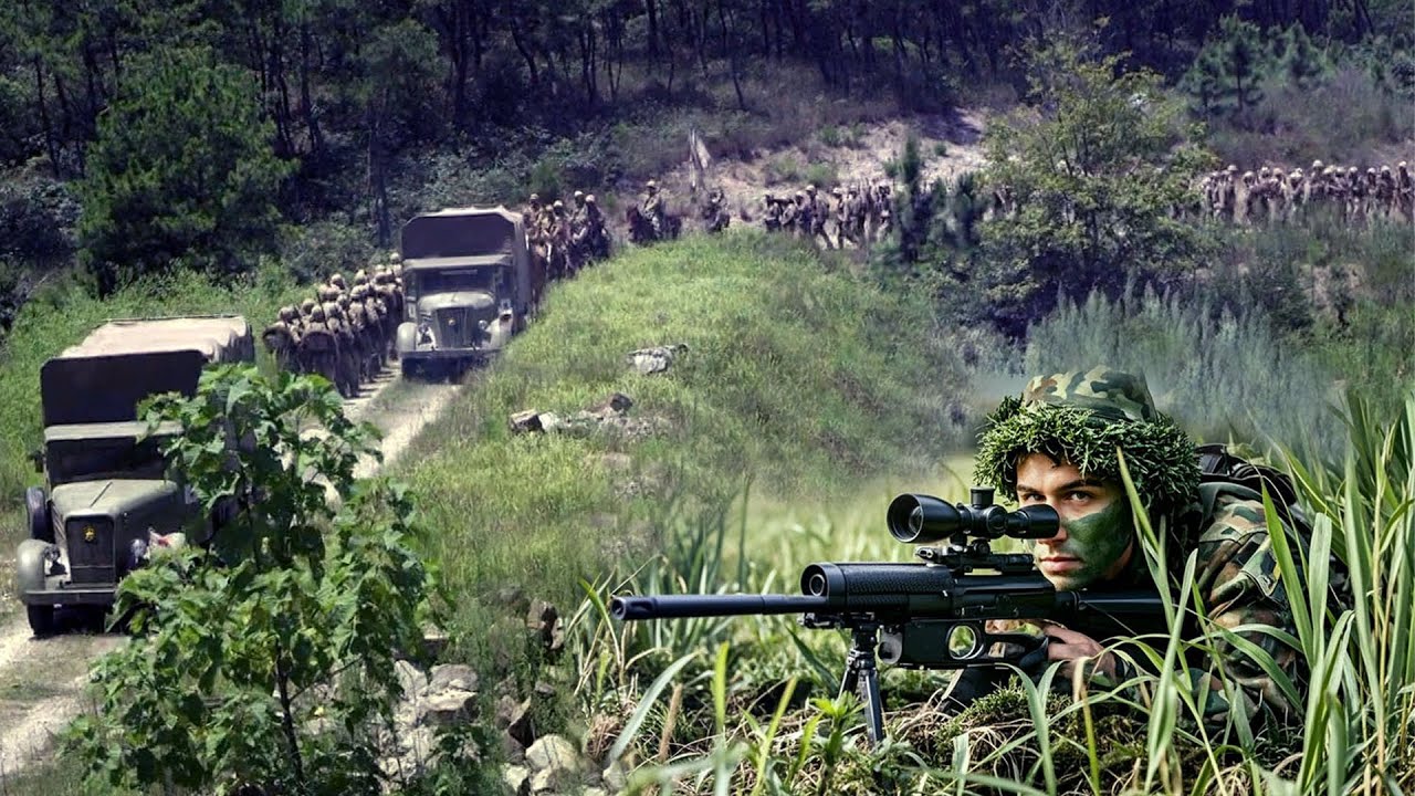 狙擊手埋伏起來，把1000出征日軍全殲！⚔️ 抗日 | Kung Fu | Action