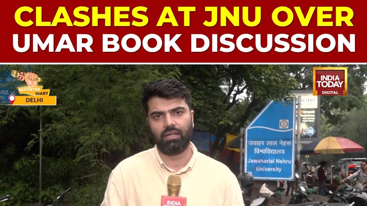 Ground Report: JNUSU & ABVP Clash At JNU Over Cancelled Event For Umar Khalid's Book | India Today