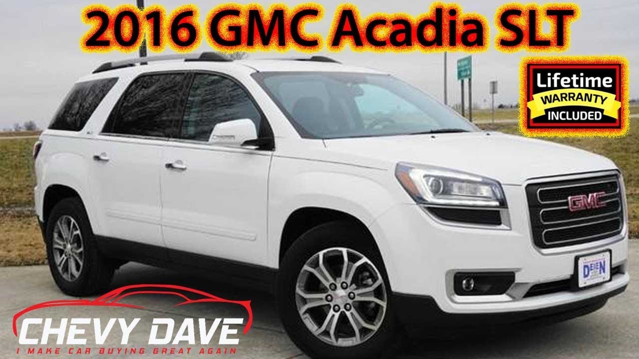 Preowned 2016 GMC Acadia SLT Review and It's For Sale