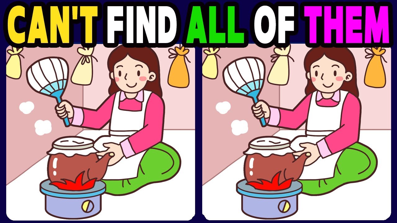 【Spot the difference】Can't Find All Of Them! Try It!【Find the difference】431