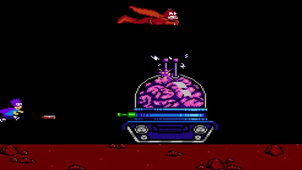 The Simpsons: Bartman Meets Radioactive Man (NES) All Bosses (No Damage)