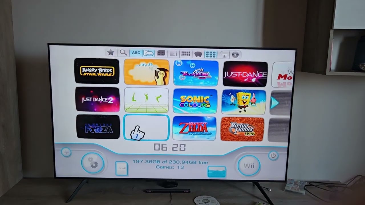 Wii (usb loader gx) menu tour #wii