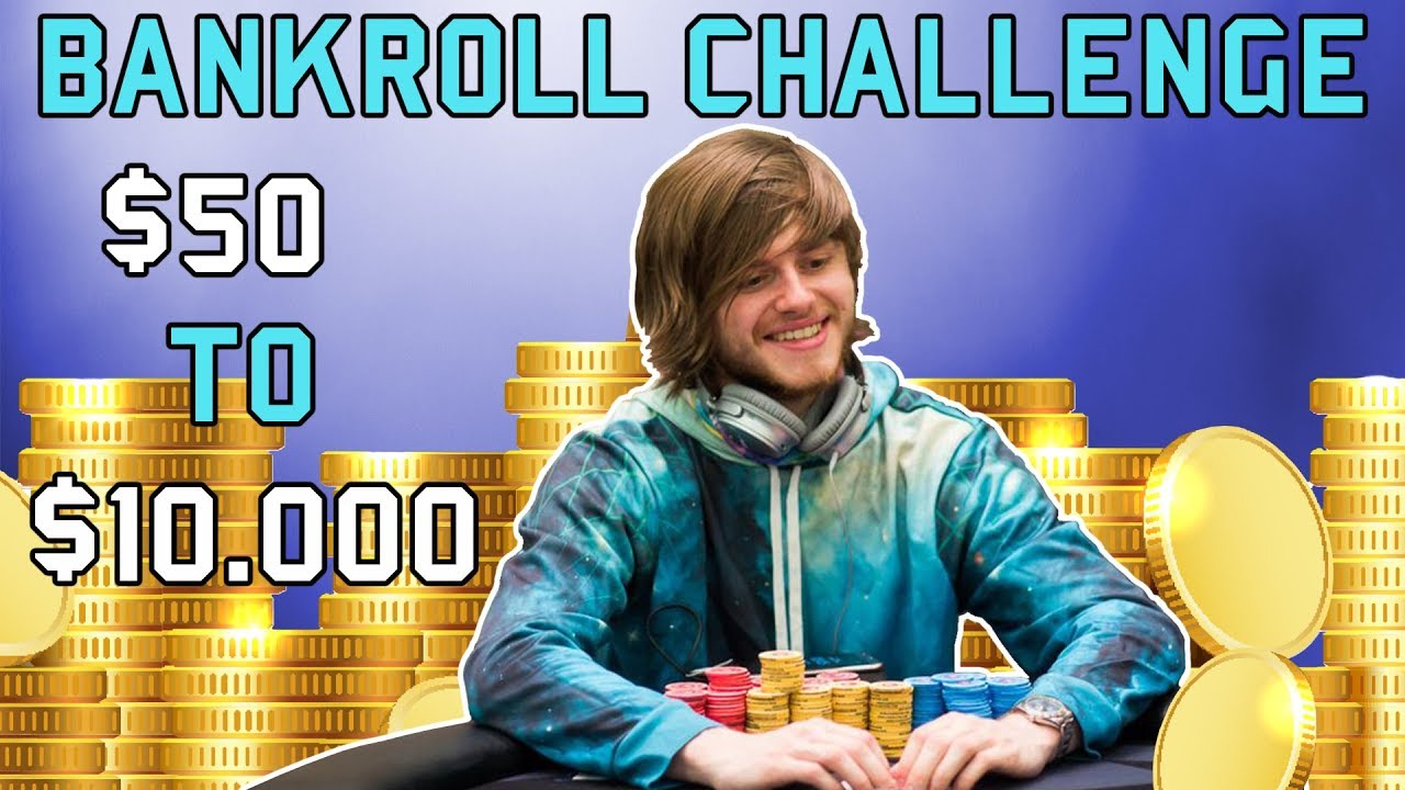 $50 to $10,000 Bankroll Challenge Stream Highlights - Day 1