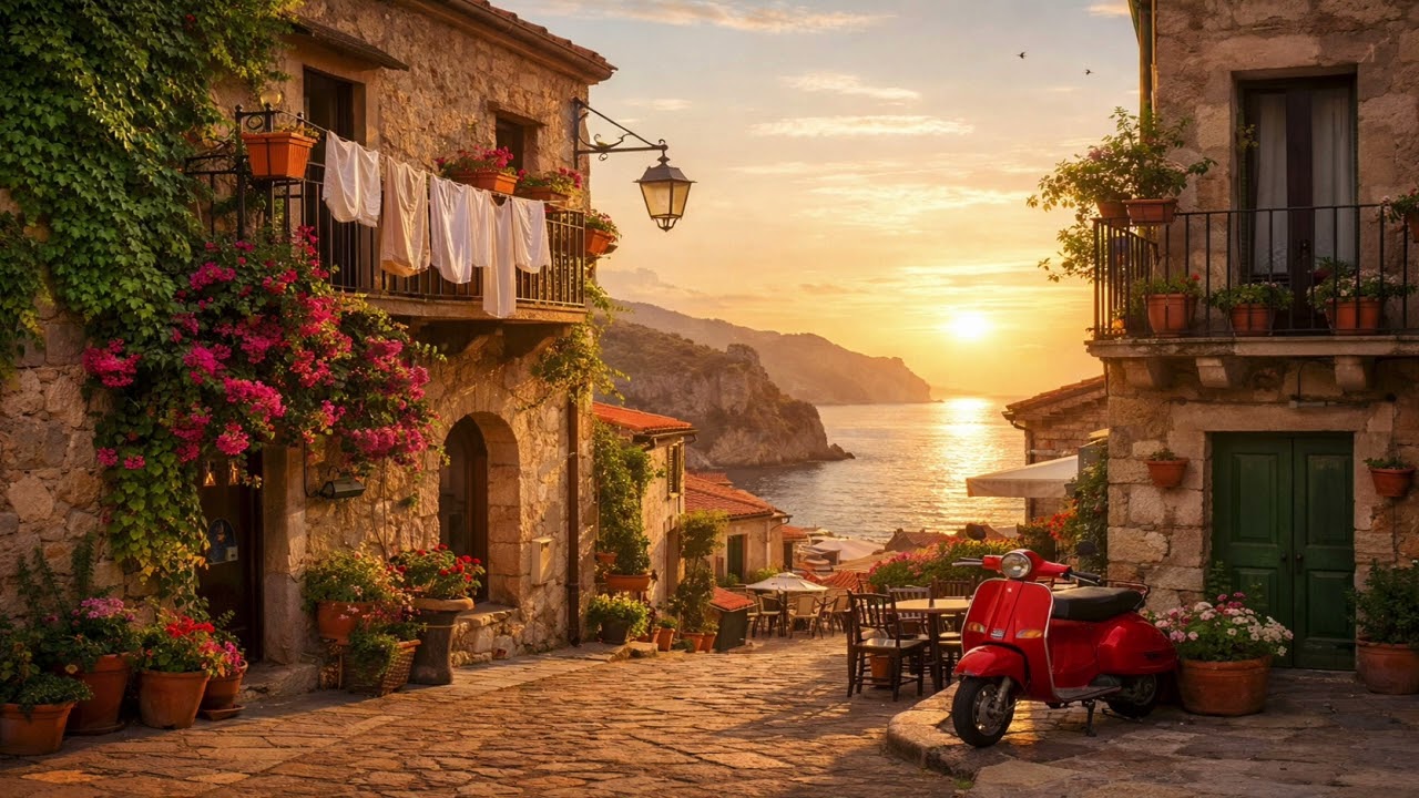 Another Life in a South Italian Town 🇮🇹 | 1 Hour of Warm, Peaceful Ambience