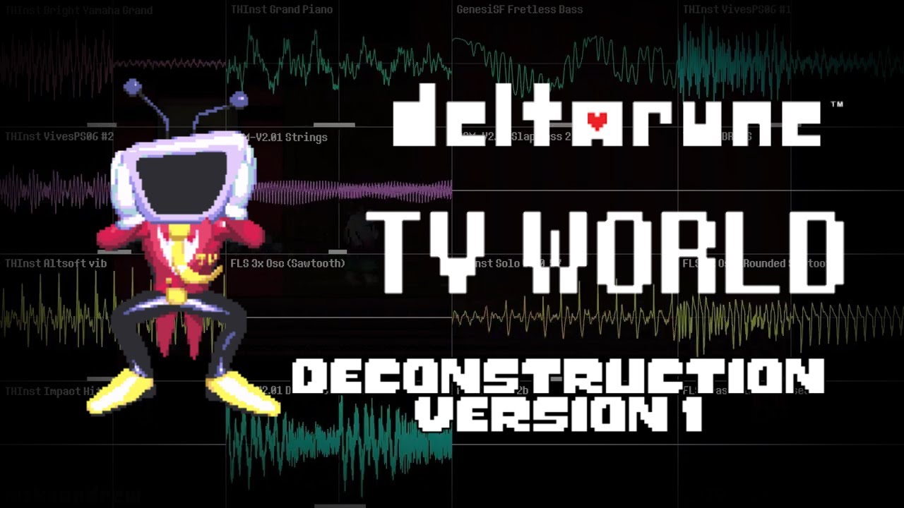 Deltarune Chapter 3+4 OST: 26 - TV WORLD (Deconstruction)