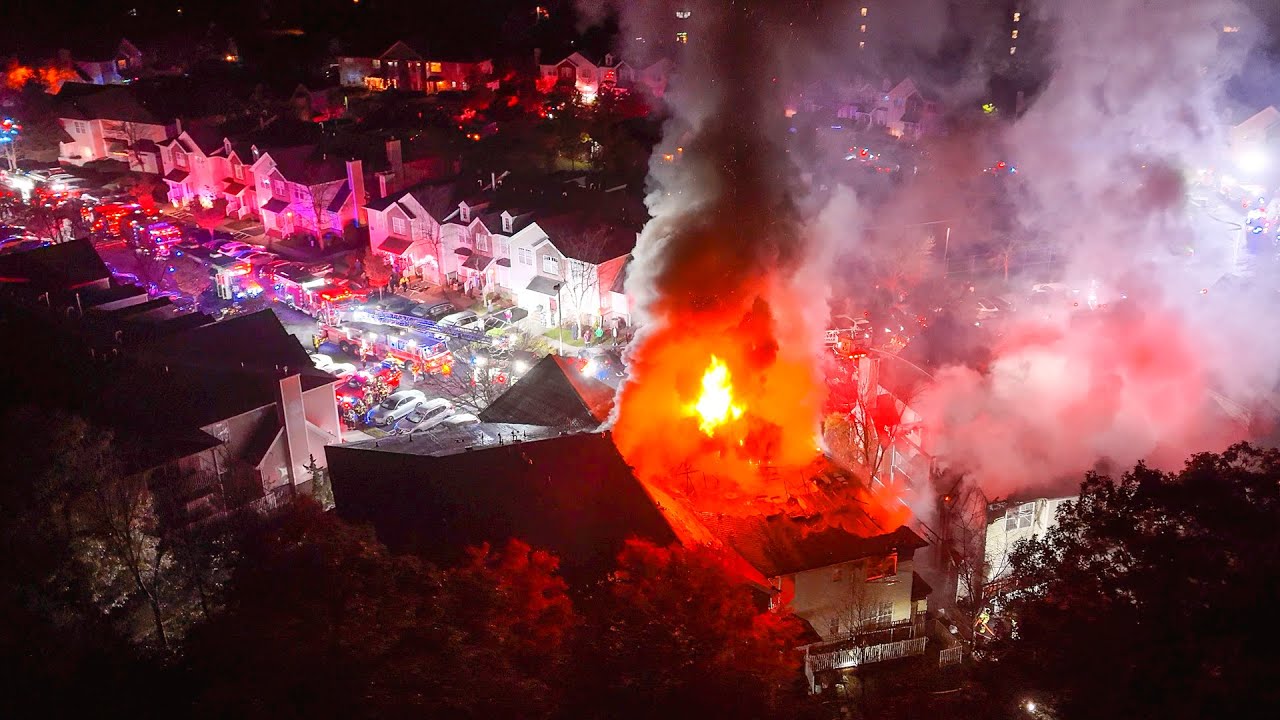 3 Alarm Structure Fire Multiple Buildings Piscataway New Jersey 11/12/23