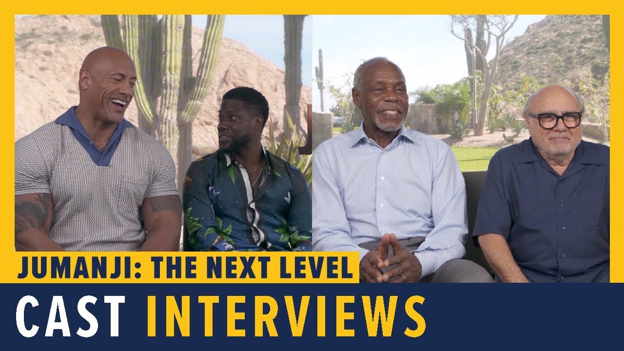The Rock, Kevin Hart, Danny Glover, Danny DeVito and Cast Talk 'Jumanji: The Next Level'