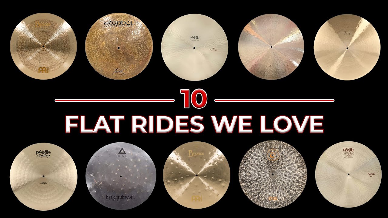 10 Flat Ride Cymbals Compared | Which Is Best For You?