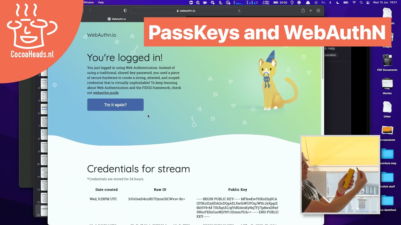 PassKeys and WebAuthN, by Jeroen Leenarts (English)