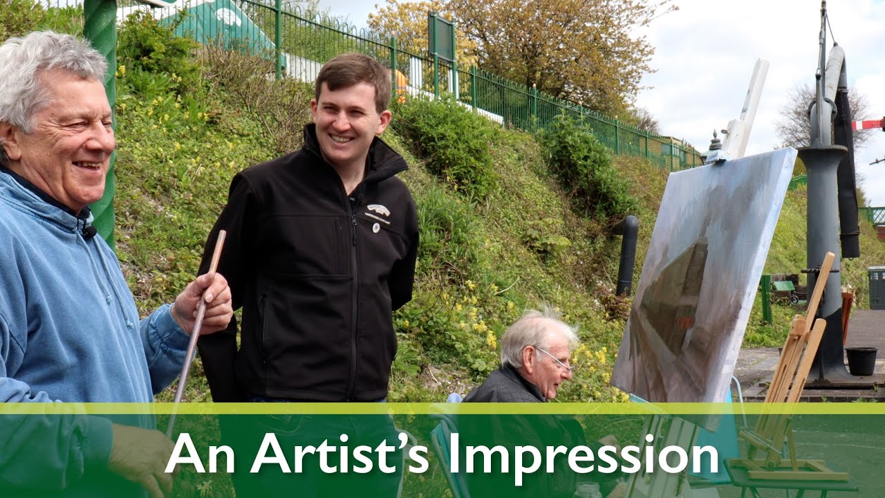 An Artist's Impression - A Visit from the Guild of Railway Artists