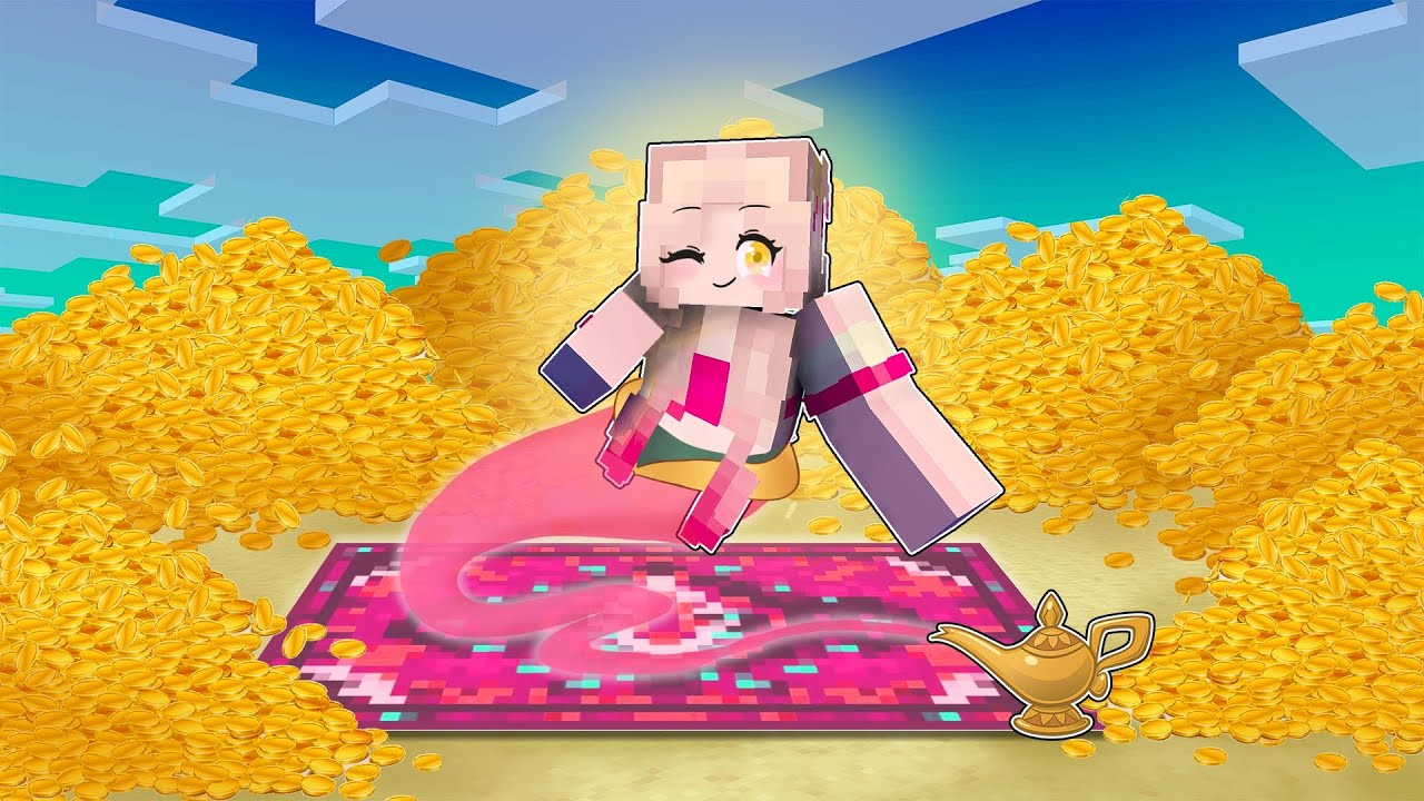 MINECRAFT TAPI MOMON JADI GENIE DAN BISA MENGABULKAN SEMUA PERMINTAAN ft @BANGJBLOX
