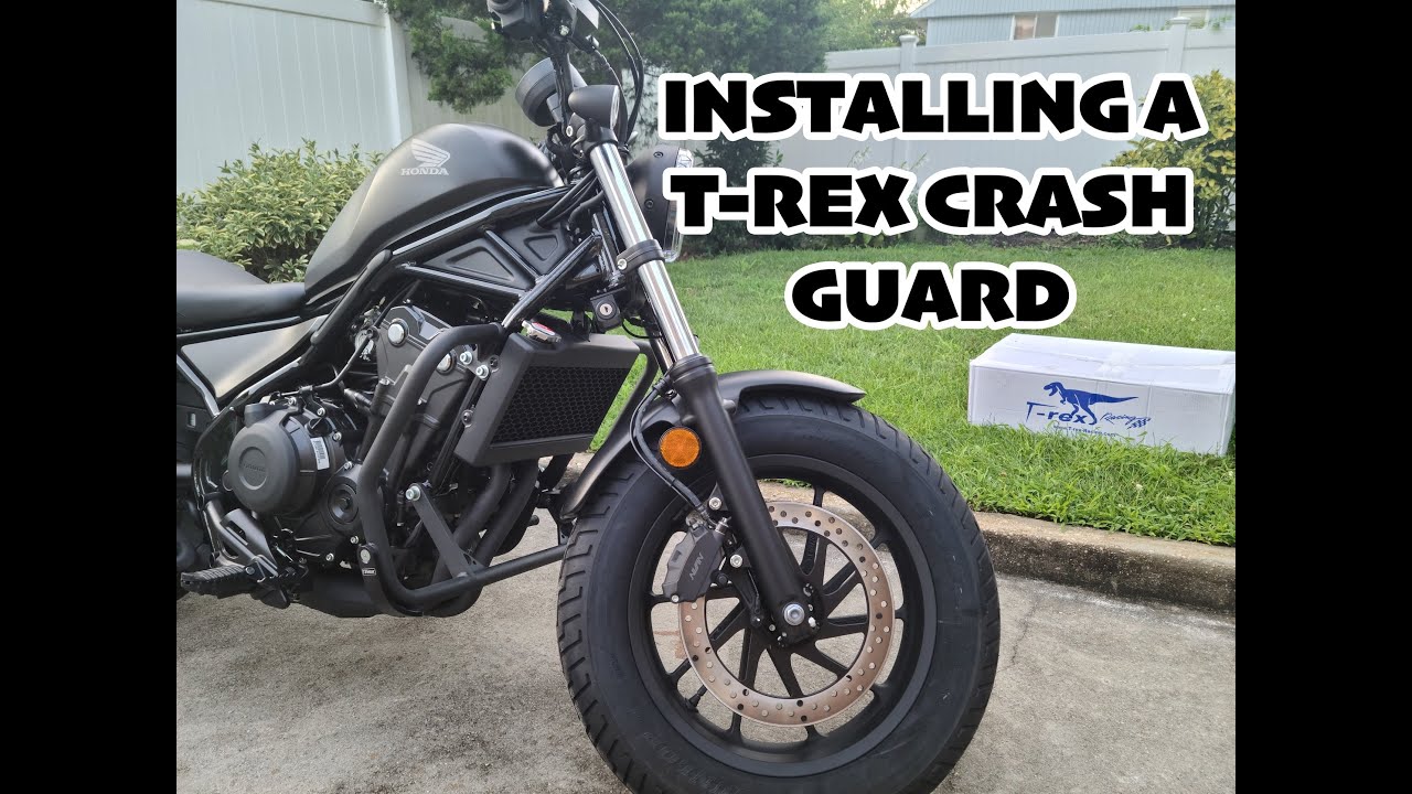 T-REX ENGINE GUARD INSTALL - 2021 HONDA REBEL 500 - Tio Fuego Rides : Ep 4