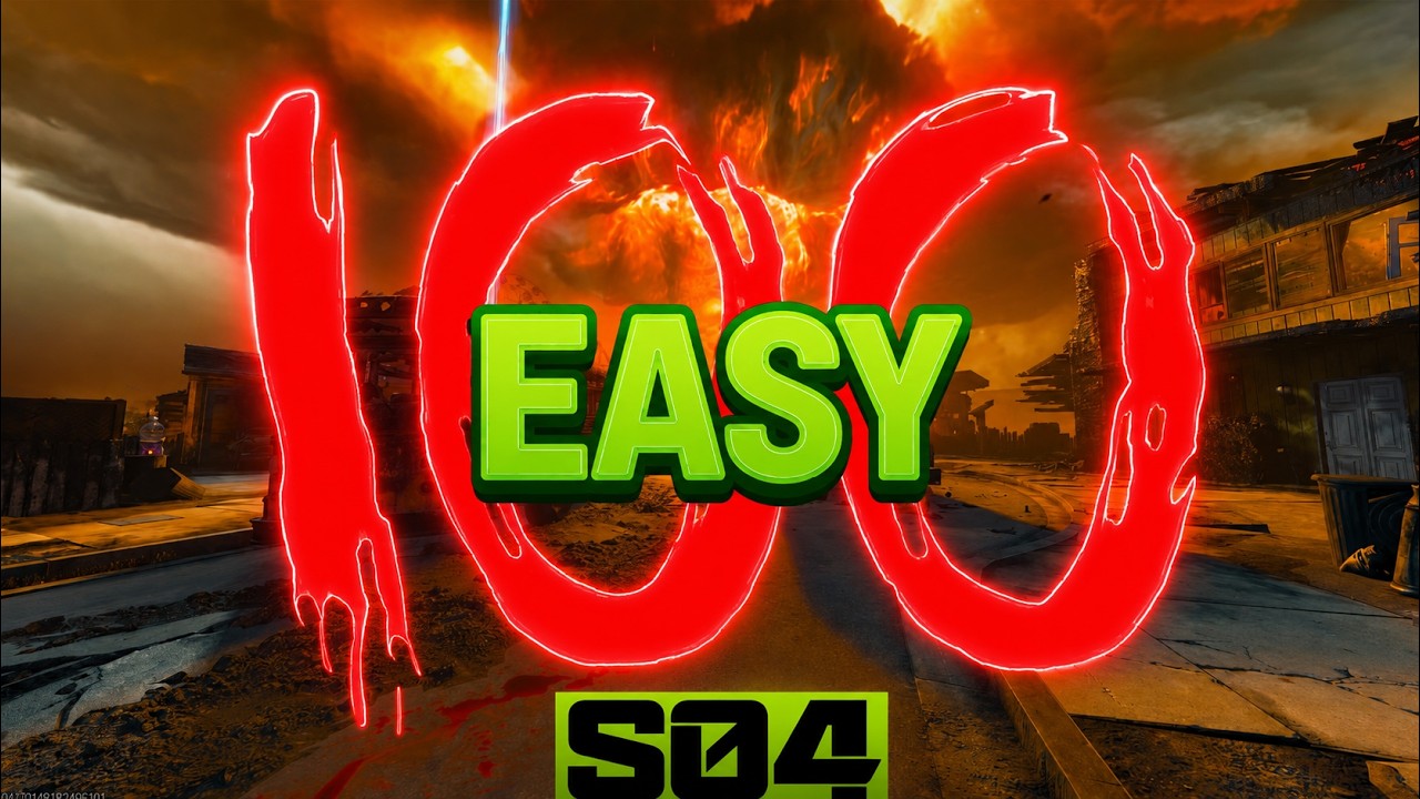 EASY Round 100 on NUKED Survival (High Round Strategy - Black Ops 7 Zombies)