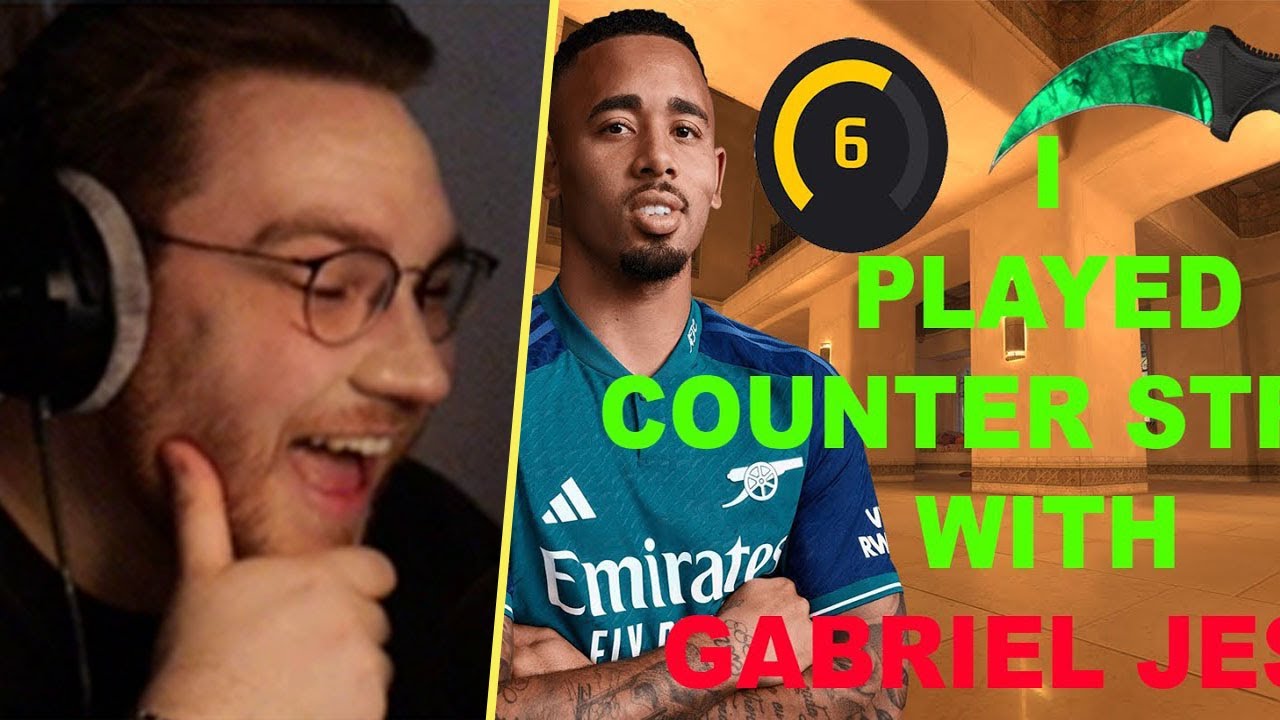 I played Counter Strike 2 with Gabriel Jesus. | ohnePixel Reacts