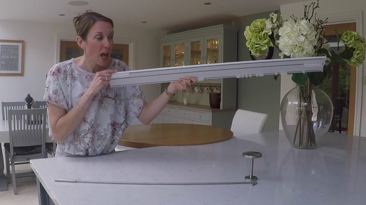 Jones Triple Aluminium Curtain Track Hand Drawn Ceiling Fixed