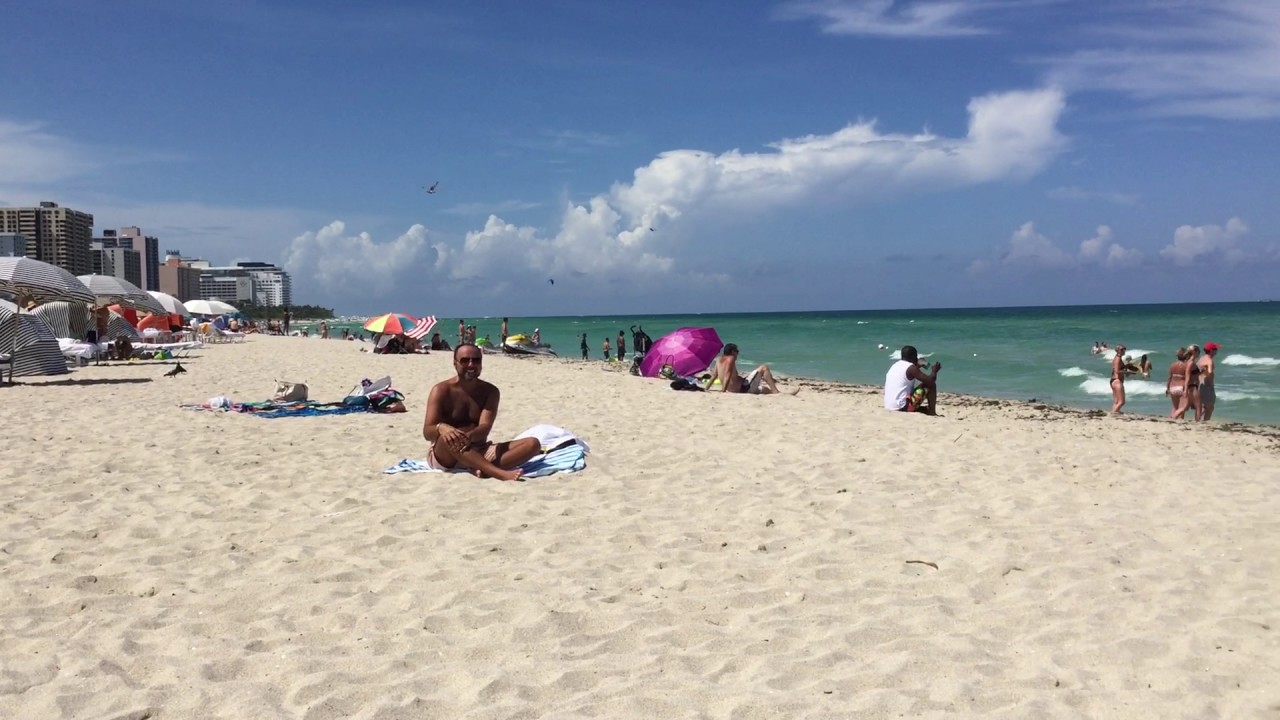 Miami Beach, Florida 2017. Advertising in the ocean. Реклама прямо в океане!