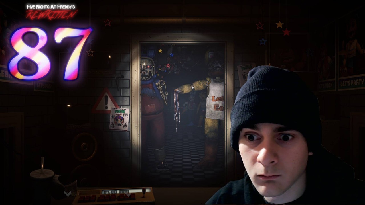 This GAME is CHAOTIC - FNAF Rewritten 87 part II #gaming #horror #funny #videogames #fnaf