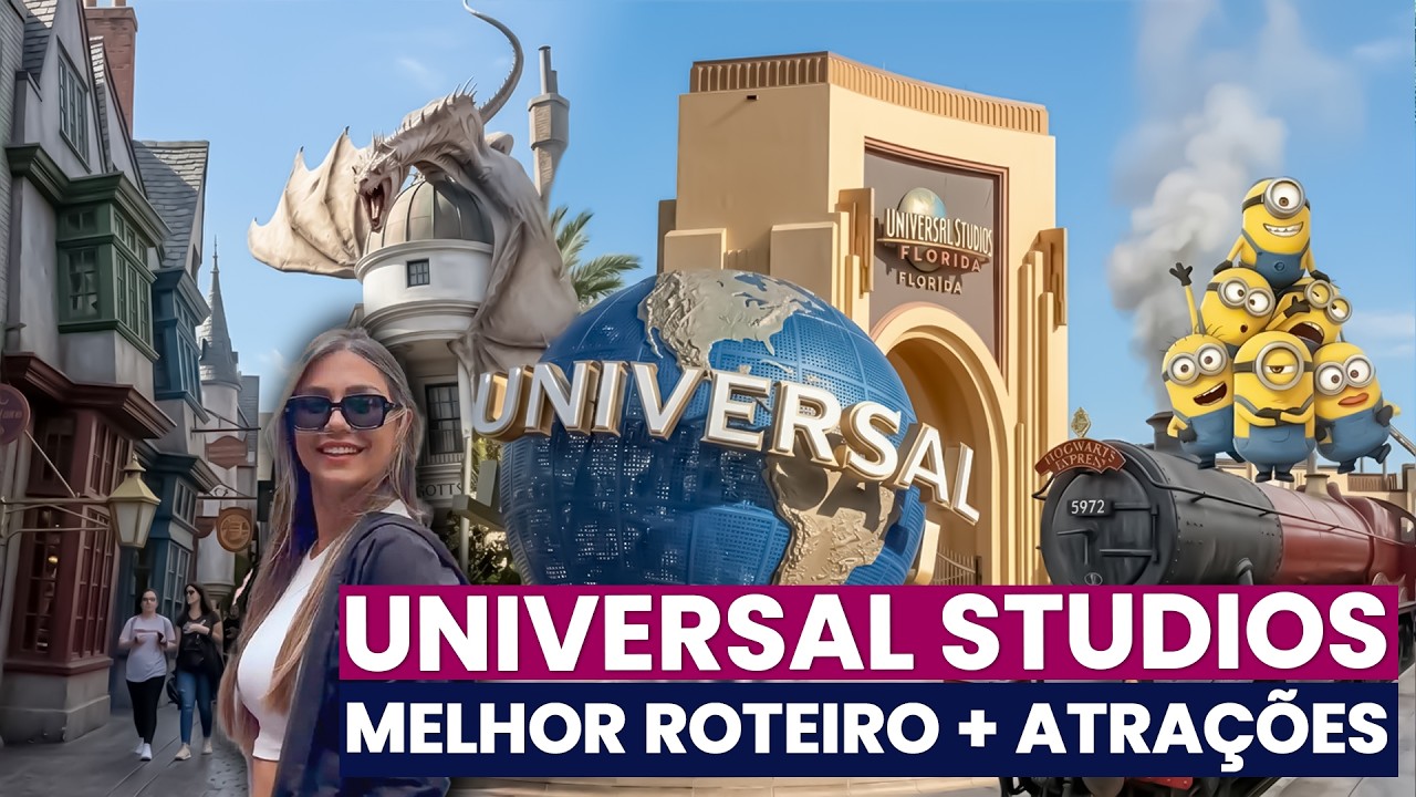 UNIVERSAL STUDIOS ORLANDO - AS MELHORES ATRA&Ccedil;&Otilde;ES + ROTEIRO PERFEITO DETALHADO - 2026