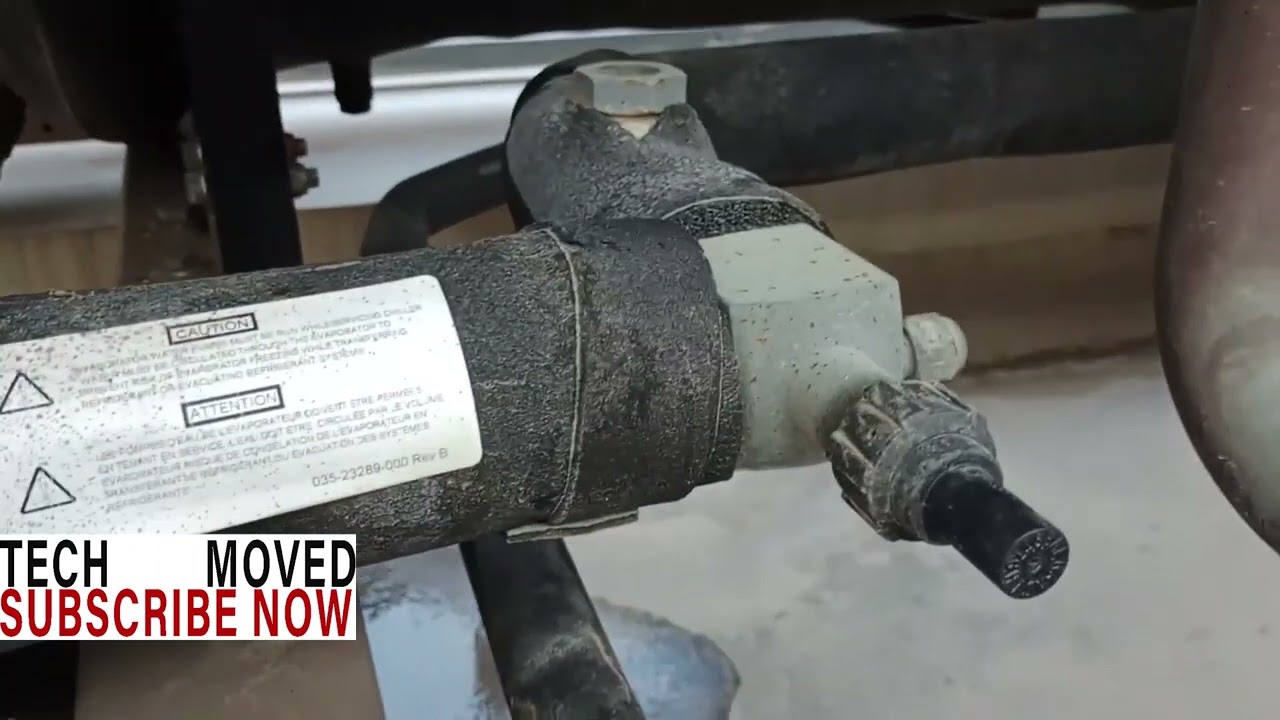 How to change drier core in York chiller YVAA in Hindi Urdu 