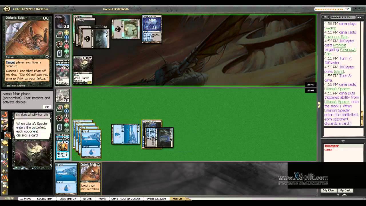 Accumulated Knowledge:  UB Mill vs Blue Black Control Match 3