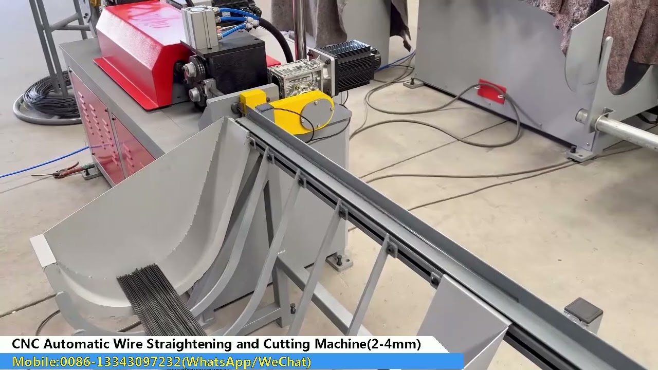 2-4 mm CNC automatic High speed wire Straightening and Cutting Machine ,Steel Wire Iron Wire.
