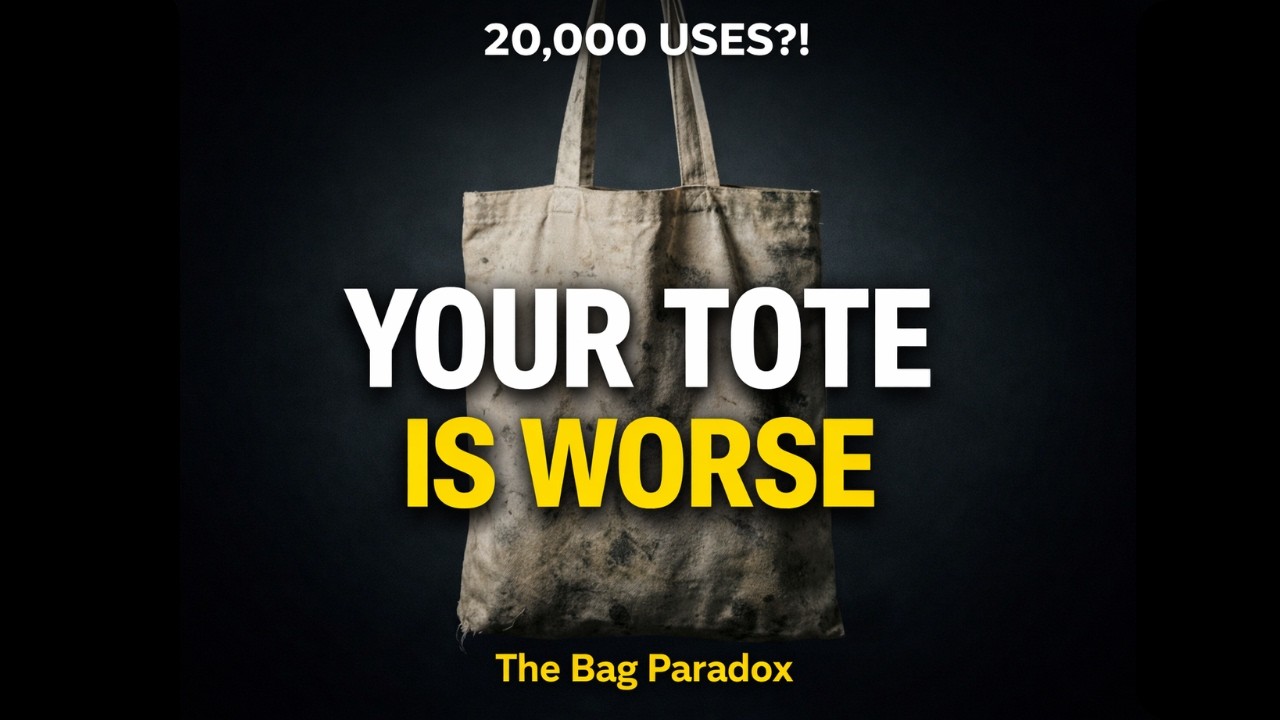 The Bag Paradox Why Your Tote Bag Needs 20,000 Uses to Break Even