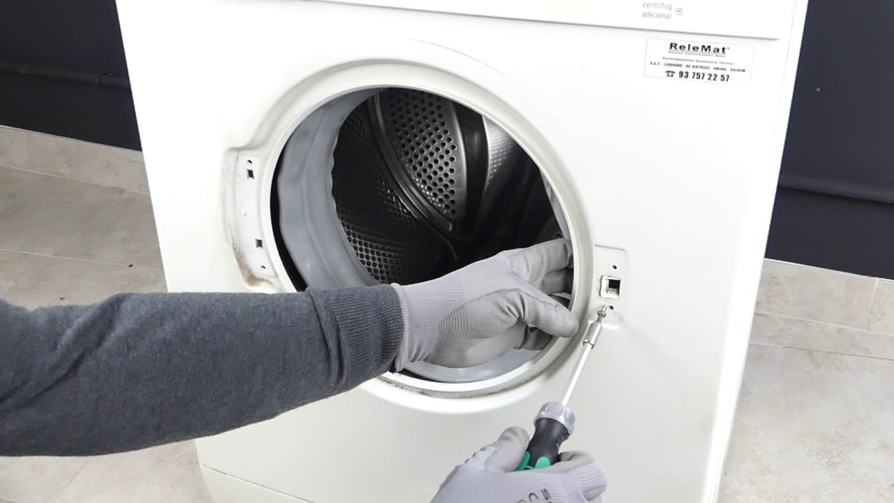 Cómo cambiar la goma escotilla de una lavadora Bosch Maxx