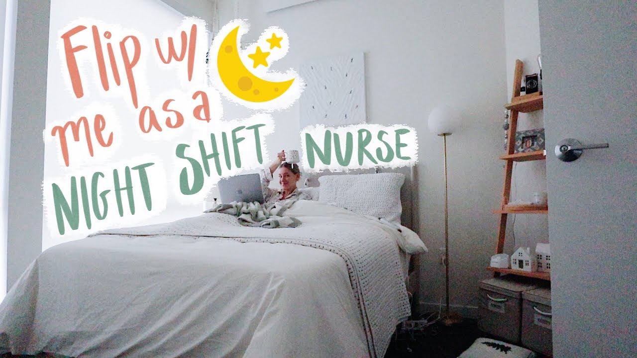 Nursing Days in the life: Work a night shift & flip with me after my first four in a row...