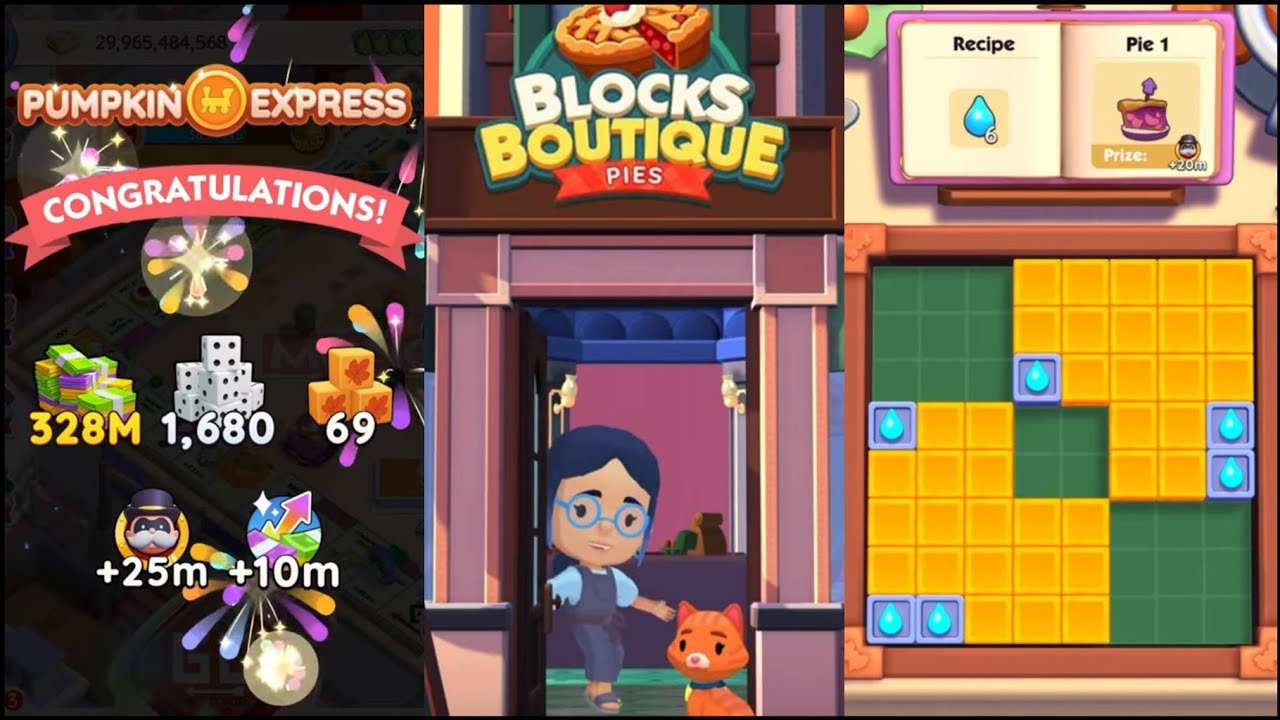 Monopoly Go | BLOCKS BOUTIQUE | X1000 ROLL #gameplay #monopolygo @monopolygo @Monopoly_xD #giveaway 