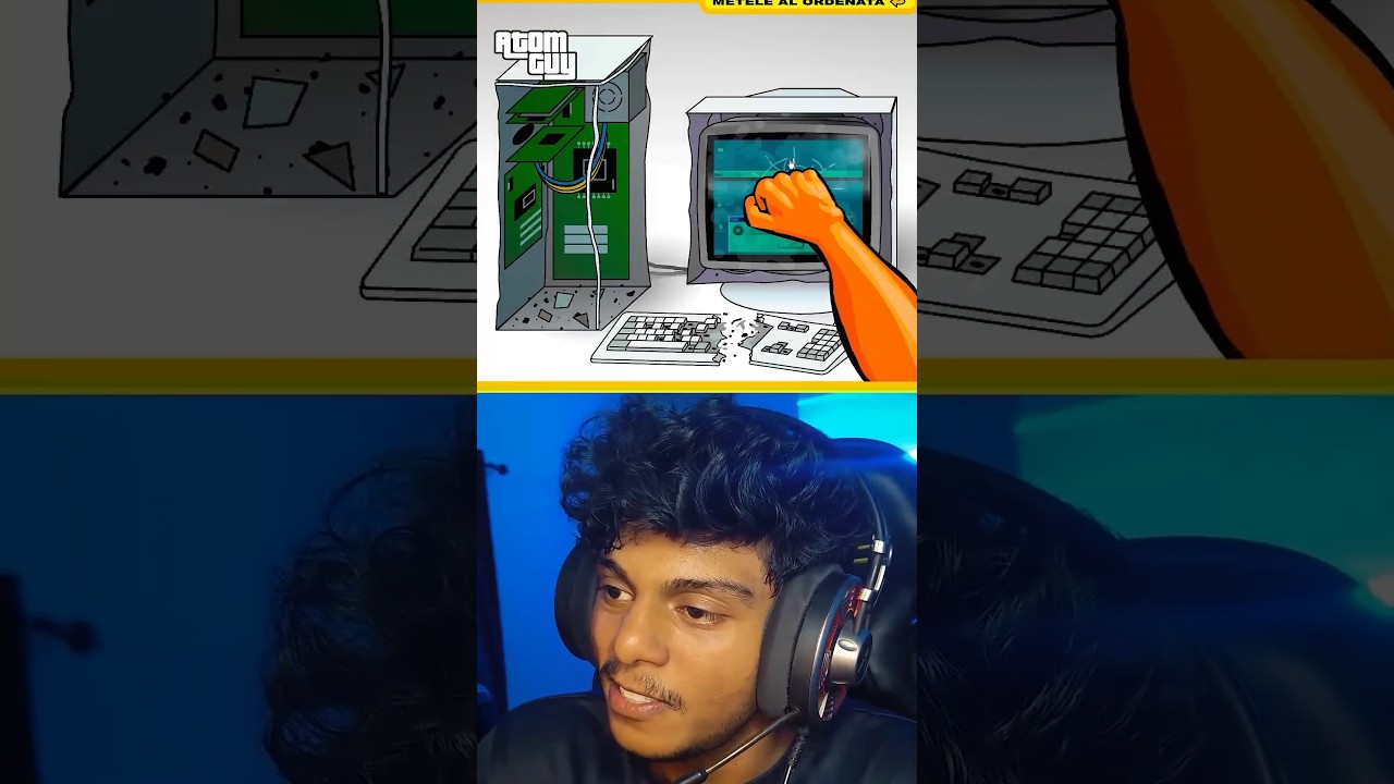 My Gaming Pc was smashed 😭 | #shorts #gta5 #gta5gameplay #funny #comedy #games #gamingpc