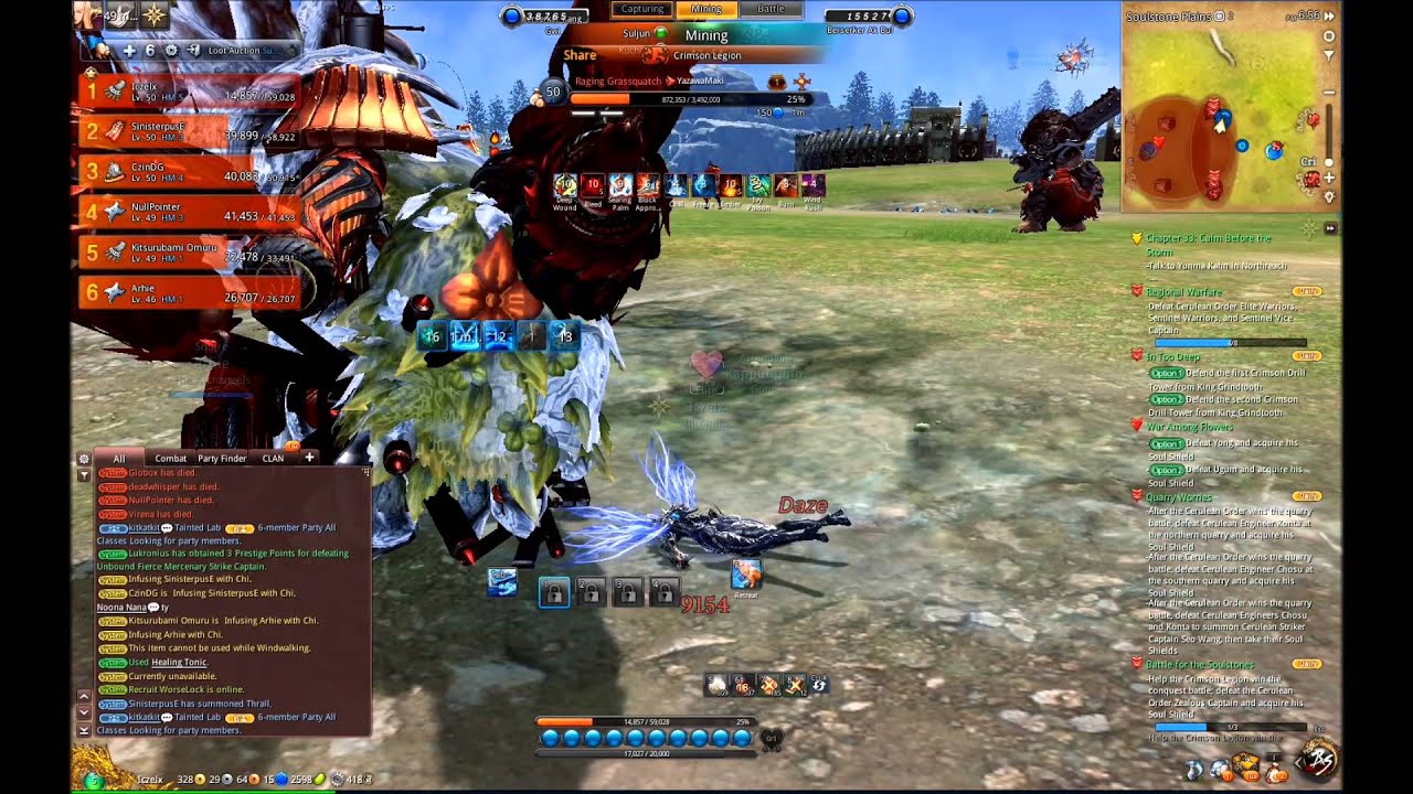 Blade and Soul - Soulstone Plains - Defend mining against Grindtooth - Part 2