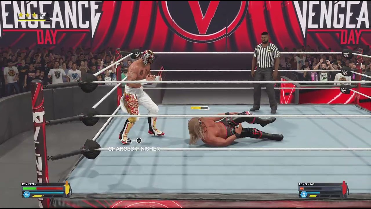 WWE 2K24 Rey Fenix vs Lexis King
