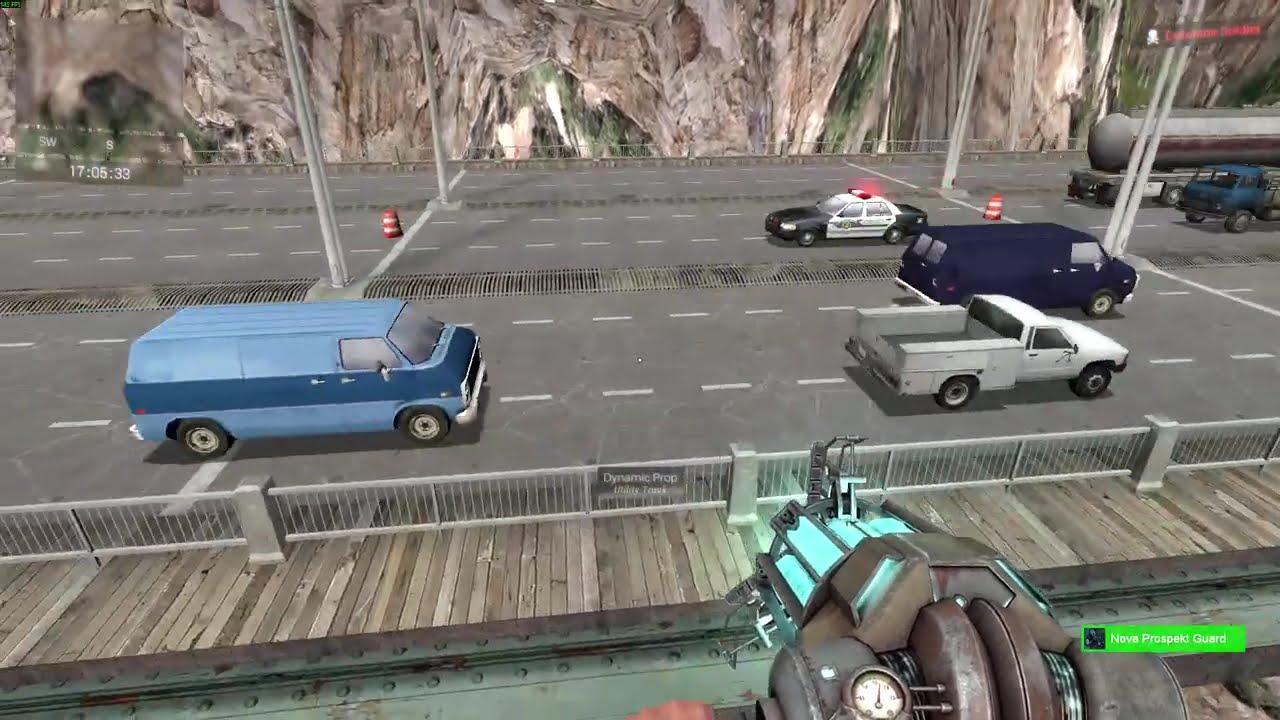 Garry's Mod Combine And Some TF2 Bots Always Getting RAMMED BY A CAR