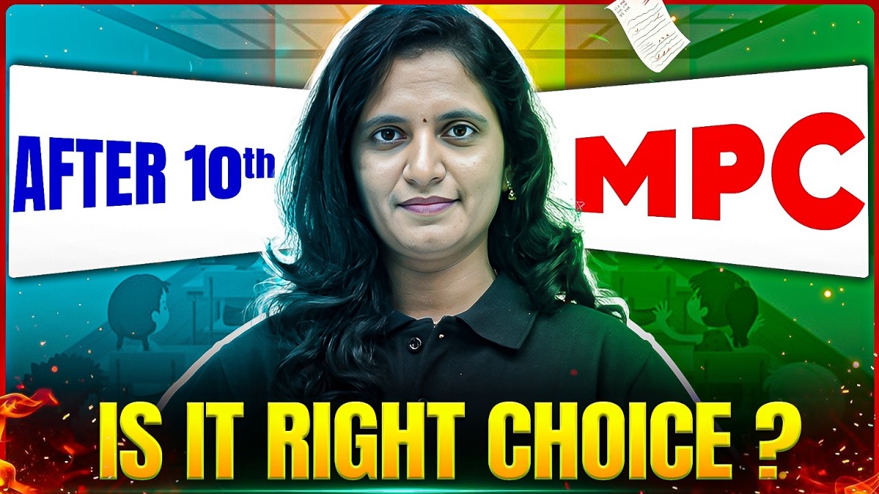 MPC After 10th - Is It Right Choice? | Complete Career Guide | Telugu