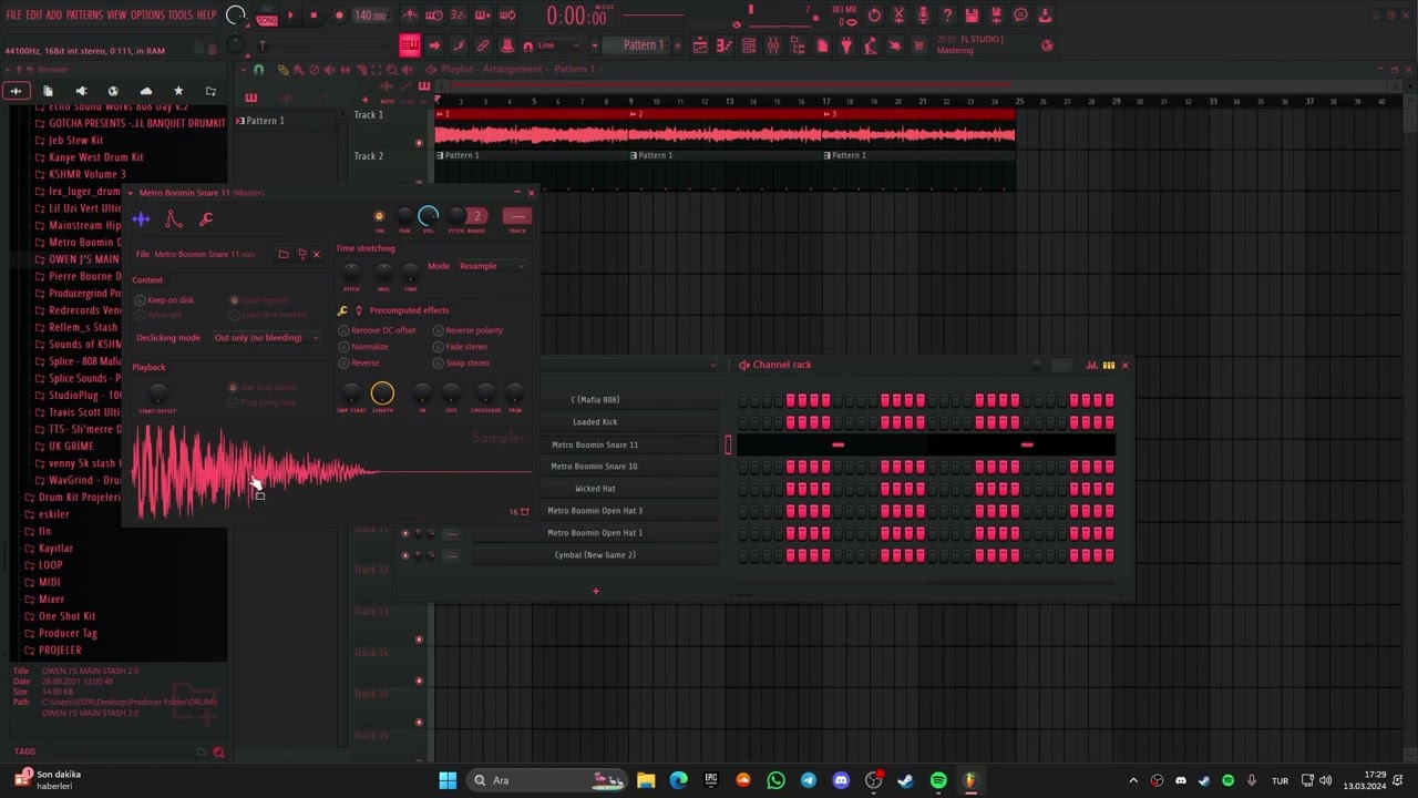 Trap Drum Nasıl Yazılır Ritim Nasıl Oluşturulur ''Detaylı'' FL Studio 21